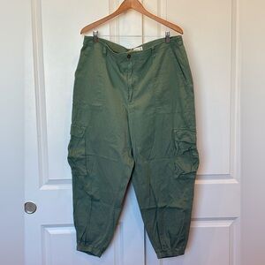 Abercrombie & Fitch Olive Cargo Jogger Pants Size XL
